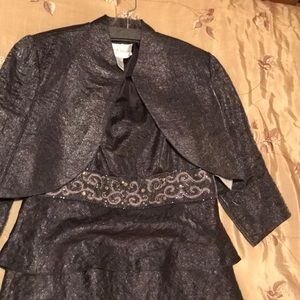 Worn once David Bridal 2 piece dress
